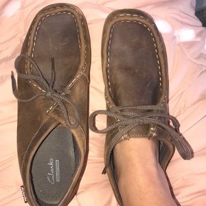 popular Clark’s collection Clark Wallabee tan shoe